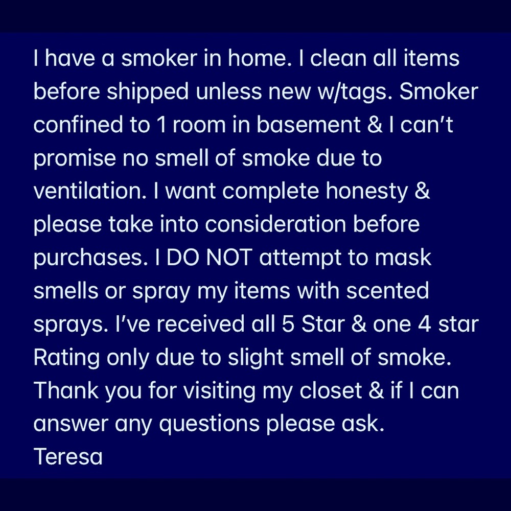 Smoking Disclosure